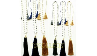 fresh water pearls tassel necklace wholesale price 40 pieces free shipping